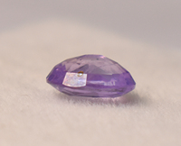 Saphir violet rare 1,15 carats, forme ovale 7,4x5x3,5 mm, fabrication de bijoux, forme ovale, saphir en vrac, pierre violette