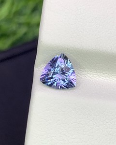 Natural Blue Tanzanite Trillion Cut Gemstone Loose Stone <b>for</b> Jewelry Making From ZUBEDA GEMS and JEWELLRY Rajasthan India - Product Image 6