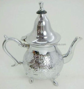 Théière marocaine en argent arabe - Product Image 1