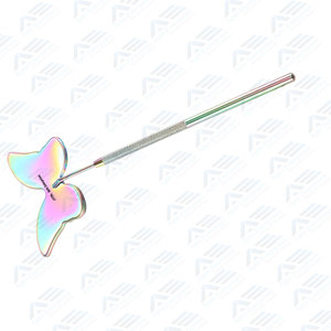 Caractéristiques anti-buée Outil essentiel pour les cils Miroir papillon pour cils à polir à l'argent Produits de beauté et de soins personnels - Product Image 3