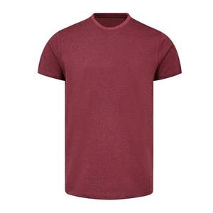 เสื้อยืดลำลองผู้ชายสำหรับฤดูร้อน ผ้าฝ้าย 100% ระบายอากาศได้ดี ทรงหลวม คอกลม แขนสั้น ผ้าถักเนื้อแน่น สีพื้น - Product Image 1