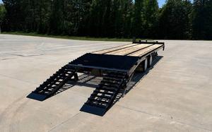 Remolque de Plataforma Plana de Aluminio, Remolque de Carga Pesada de Doble Eje, Remolques de Transporte Diésel Manuales en Venta - Product Image 3