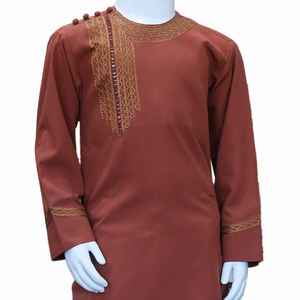 Costume traditionnel afghan islamique musulman pour hommes, design brodé, taille plus, coton respirant, tailles personnalisables - Product Image 4