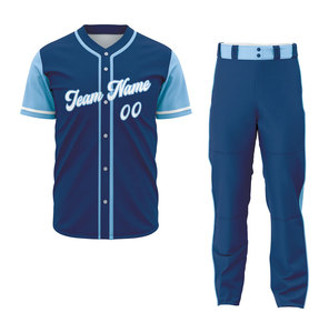 Uniforme Deportivo Sublimado de Béisbol y Sóftbol de Secado Rápido y Transpirable de Alta Calidad con Nuevo Diseño, 100% Poliéster, Personalizado para Equipos - Product Image 4