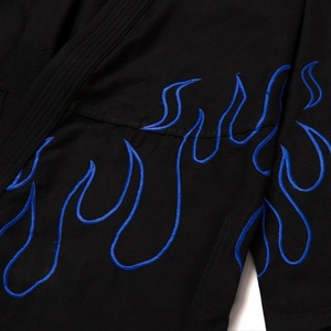 Combinaison de BJJ Inferno Batch 135 Kimono noir avec sac Édition limitée 100% coton Séchage rapide Léger Adultes Unisexe - Product Image 5