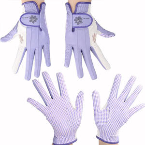 Gants de golf pour hommes en cuir véritable blanc de qualité supérieure, antidérapants, élégants, respirants, avec logo personnalisé, conçus professionnellement - Product Image 1