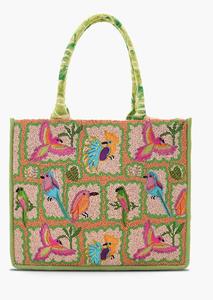Sac à bandoulière pour femme, style bohème coréen moderne indien, en coton léger, grande capacité, fait main, pour soirée et shopping - Product Image 5