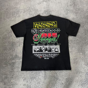 Nueva Camiseta Moderna para Hombre, 100% Algodón, 300 Gramos, Impresión Doble DTG, Corte Holgado, Diseño Sólido Antiguo, Tejido Largo - Product Image 1