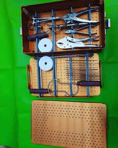 Juego de Instrumentos Ortopédicos Manuales de Alta Calidad con Caja para Almacenamiento, Juego de Instrumentos Quirúrgicos Ortopédicos de Acero Inoxidable Alemán con Certificación CE - Product Image 2