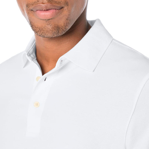 Camiseta Polo Clásica de Manga Corta para Hombre, de Algodón, con Logotipo Bordado Personalizado, Polo de Algodón Pima - Product Image 3