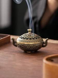 Hot Selling Wooden Crafts Arabic Bakhoor pure wooden bakhoor burner Handmade Burner, Wooden <b>Incense</b> <b>Stick</b> <b>Holder</b> - Product Image 3