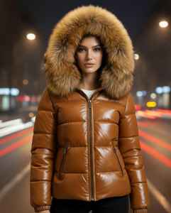 Veste d'hiver pour femmes de haute qualité, streetwear, respirante, matelassée, fermeture éclair, tricotée en polyester, logo personnalisé, vente en gros, vêtements d'extérieur - Product Image 2