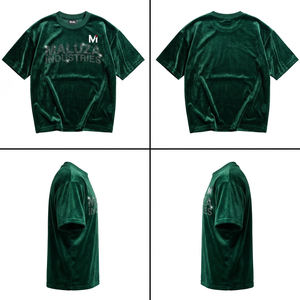 Camiseta Oversize de Algodón Larga con Dobladillo Curvo Estilo Hip Hop para Hombre - Moda Urbana de Verano para Combinar en Capas - Product Image 6