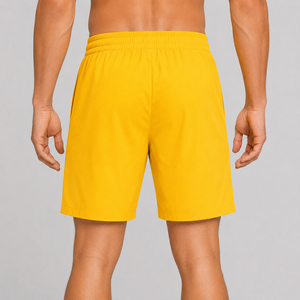 Pantalones Cortos Deportivos Amarillos para Hombre con Logotipo Personalizado, de Secado Rápido, para Gimnasio, Entrenamiento, Ropa Deportiva Informal, para Correr, Venta al Por Mayor - Product Image 4