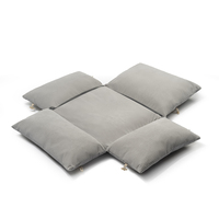Coussin de siège auto pour chien de luxe sur mesure en tissu Oxford, chaud, respirant, durable, multifonctionnel, lit détachable