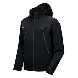 Veste softshell imperméable et coupe-vent pour homme, col montant en toile, fermeture éclair, légère, pour sports de plein air, hiver - Product Image 2