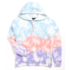 Premium Urban Tie Dye Hoodie Manufacturer Heavyweight Oversized <b>Pullover</b> Sweatshirt - Product Image 4