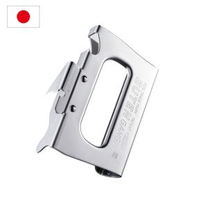 Abridor de latas japonés SUTEN GANGY, n.º 0130, totalmente de acero inoxidable, utensilio de cocina japonés al por mayor, abridor multiusos con cuchilla afilada - Product Image 1