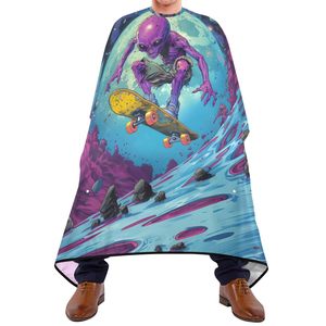 Capa de Barbero Moderna 2026, Bata Profesional para Cortar el Cabello, Tela de Poliéster Impermeable, Logotipo Personalizado, Color Personalizado, Alta Calidad - Product Image 1