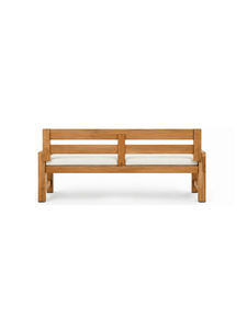 Banco de Patio de Madera Minimalista, Muebles de Exterior de Diseño Moderno, Construcción Duradera para Jardín y Piscina - Product Image 2