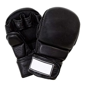 Guantes de MMA de Cuero, Medios Dedos, Color Personalizado, Marca Privada, Calidad Premium, Fabricación Profesional, Venta al Por Mayor, OEM, Alta Calidad AMS - Product Image 4