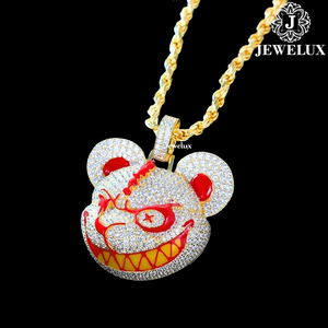 Meilleur Prix Jewelux Luxe Iced Argent 925 Plaqué Or Perle d'Eau Douce Croix Certifiée IGI Breloques Hip Hop Pièce Tendance Unisexe - Product Image 4