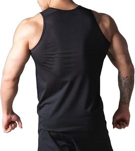 Débardeur de sport professionnel pour hommes, respirant, à séchage rapide, en tissu performant, sans manches, pour fitness, musculation, entraînement - Product Image 2