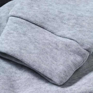 Sweat-shirt en molleton coupe classique pour homme, col rond, coupe-vent, 100% coton, décontracté, automne, gris, noir - Product Image 5