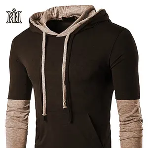 Wholesale design fleece hoodies customized printing embroidery design sweatshirts unisex cotton polyester dual color hoodies