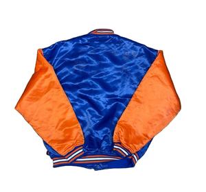 2025 chaqueta universitaria de satén de alta calidad, chaqueta acolchada universitaria de satén de seda bordada personalizada, chaqueta de béisbol - Product Image 2