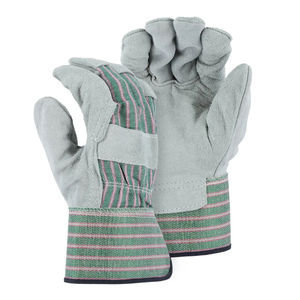 Gants de travail anti-coupure de haute qualité en cuir pour la protection des mains, respirants, avec option OEM – Vente en gros - Product Image 6