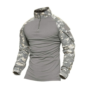 Chemise Tactique Camouflage Homme 2026 OEM ODM Imperméable Ripstop Polyester Coton Mélange Manches Longues Anti-Humidité 4 - Product Image 5