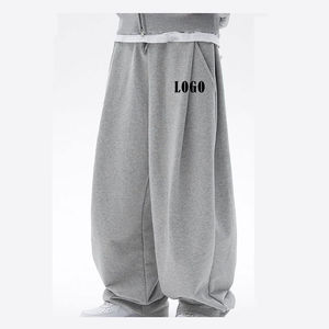 Pantalon de jogging ample en molleton premium pour homme, épais et chaud pour l'hiver, uni, idéal pour la gym et le sport - Product Image 4