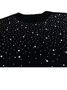 Sweat à capuche pour homme, style décontracté, hiver, 100% coton, personnalisé avec des strass en forme de diamant - Product Image 4