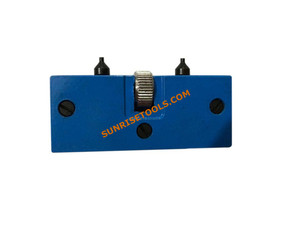 Pince de perçage pour bijoux en métal bleu avec deux embouts et réglage par bouton pour outils rotatifs - Product Image 2