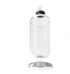 Modern Customized Clear Glass Cremation Urn Hand Blown <b>Memorial</b> Jar Transparent Ashes Keepsake Decorative Container - Product Image 2