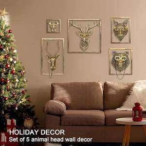 Arte Moderno para Colgar en la Pared con Forma de Cara de Animal, Hecho a Mano con Resina, Impermeable y Ecológico - Product Image 3