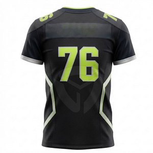 Maillot de football pour homme à manches courtes, vêtements de sport avec graphiques d'équipe personnalisés, tissu à séchage rapide et adapté à l'entraînement et aux matchs - Product Image 2