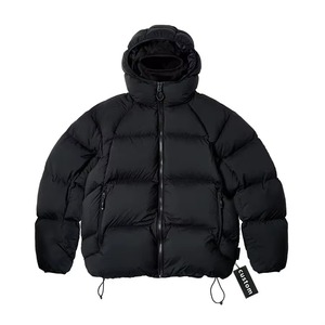 <b>Top</b> Wholesale Custom Nylon <b>Bubble</b> Jacket Quilted Winter Men Shiny Removeable Hooded Puffer Jackets - Product Image 1