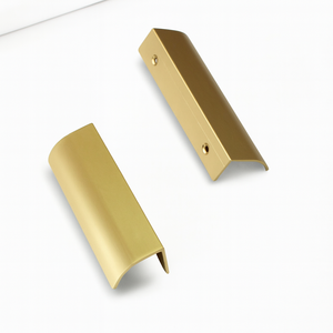 Hot Selling Modern Aluminum Alloy <b>Pull</b> Cabinet Handle <b>Gold</b> Wardrobe Nightstands Furniture Hardware Knob for Kitchen Bathroom - Product Image 5
