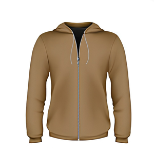 Sweat à capuche streetwear coupe classique, style urbain vintage, épais, zippé, avec motif personnalisé, 100% coton, unisexe, vente en gros, marque privée - Product Image 3