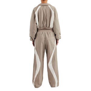 Lightweight Printed Hooded Nylon Windbreaker Women Suits Outdoor 2 Piece <b>Set</b> Custom Logo <b>Waterproof</b> Windbreaker Tracksuits - Product Image 2