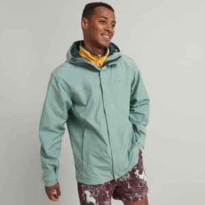 Veste matelassée à capuche pour homme, vert clair, imperméable, fermeture éclair, vêtement d'hiver décontracté, coupe classique, couleur unie, extérieur en polyester - Product Image 4