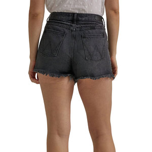 Best Selling High <b>Waist</b> Women's Cotton <b>Jeans</b> Shorts Breathable Regular Fit Eco-Friendly Quick Dry Light Wash Hot Sale Light - Product Image 3