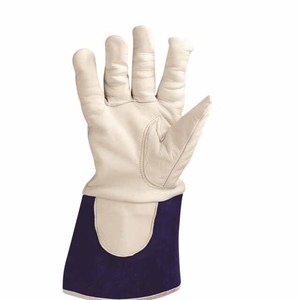 Gants de soudage en cuir durables, protection de sécurité, résistance à la chaleur, imperméables, antidérapants, sans silicone, sans poudre, personnalisables - Product Image 2