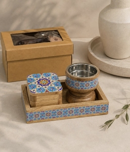 Quemador de Incienso de Madera Hecho a Mano, Mubkhar Tallado con Diseño de Camello para Aromaterapia Árabe - Product Image 6
