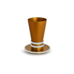 Copa Kiddush Plateada Más Vendida, Atractiva Copa de Vino de Metal con Borde de Cuentas, Estilo Moderno y Artístico, Ecológica y Sostenible - Product Image 6