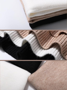 Suéter de Punto con Cuello Alto para Mujer, Cálido, Suave, de Manga Larga, Grueso, para Invierno, Cómodo, Informal, para Uso Diario, Producción Personalizada - Product Image 5