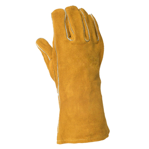 Heavy Duty Welding <b>Thermal</b> Safety <b>Gloves</b> Fireproof Heat Resistant Cowhide Leather Outdoor Industrial Work <b>Gloves</b> OEM Supplier - Product Image 4