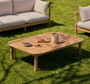 ชุดโซฟาไม้สักแท้ทันสมัย ทนทานต่อสภาพอากาศ กันน้ำ พร้อมโต๊ะกลาง ดีไซน์ทรอปิคอล สำหรับ 8 ที่นั่ง เหมาะสำหรับห้องนั่งเล่นและสวน - Product Image 5